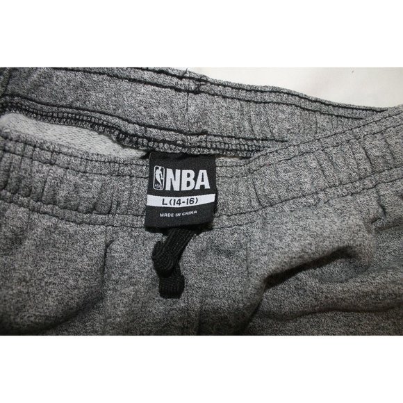 NBA Men's Basketball Jogger Sweat Pants Gray Size L (14-16) - Picture 3 of 4